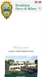 Mobile Screenshot of parcodimileto.com